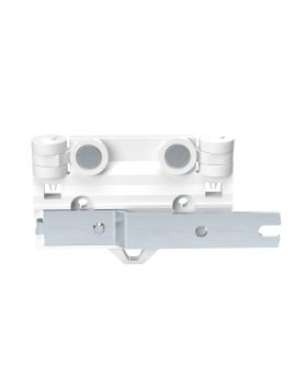 6 Wheel Exposed Baton Master-White-Left