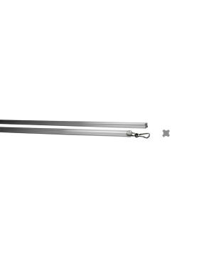 Fluted Baton with Snap Hook