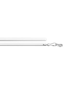 Fiberglass Baton with Adapter and Snap Hook